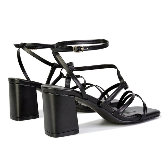 White | XY London | white heels,white high heels,white block heels,white mid heels,white strappy heels