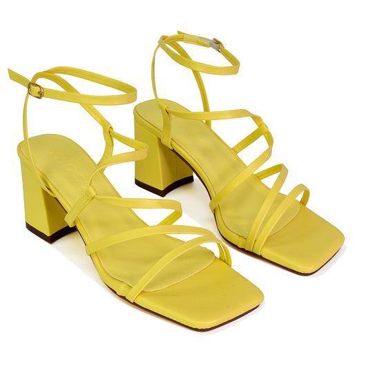 White | XY London | white heels,white high heels,white block heels,white mid heels,white strappy heels