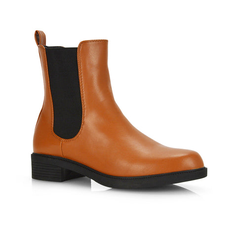 | XY London | chelsea boots,womens ankle boots,tanned ankle boots,tanned boots
