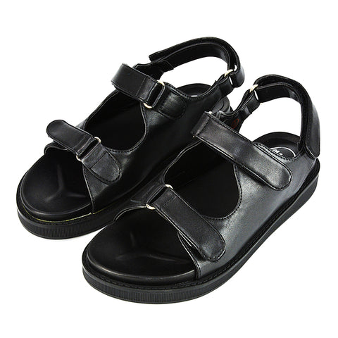 | XY London | White Sandals,White Dad Sandals,White Flat Sandals,White Strappy Sandals