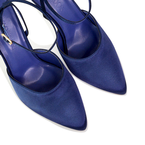 | XY London | navy heels,navy high heels,navy stilettos,navy court heels,navy bridal heels