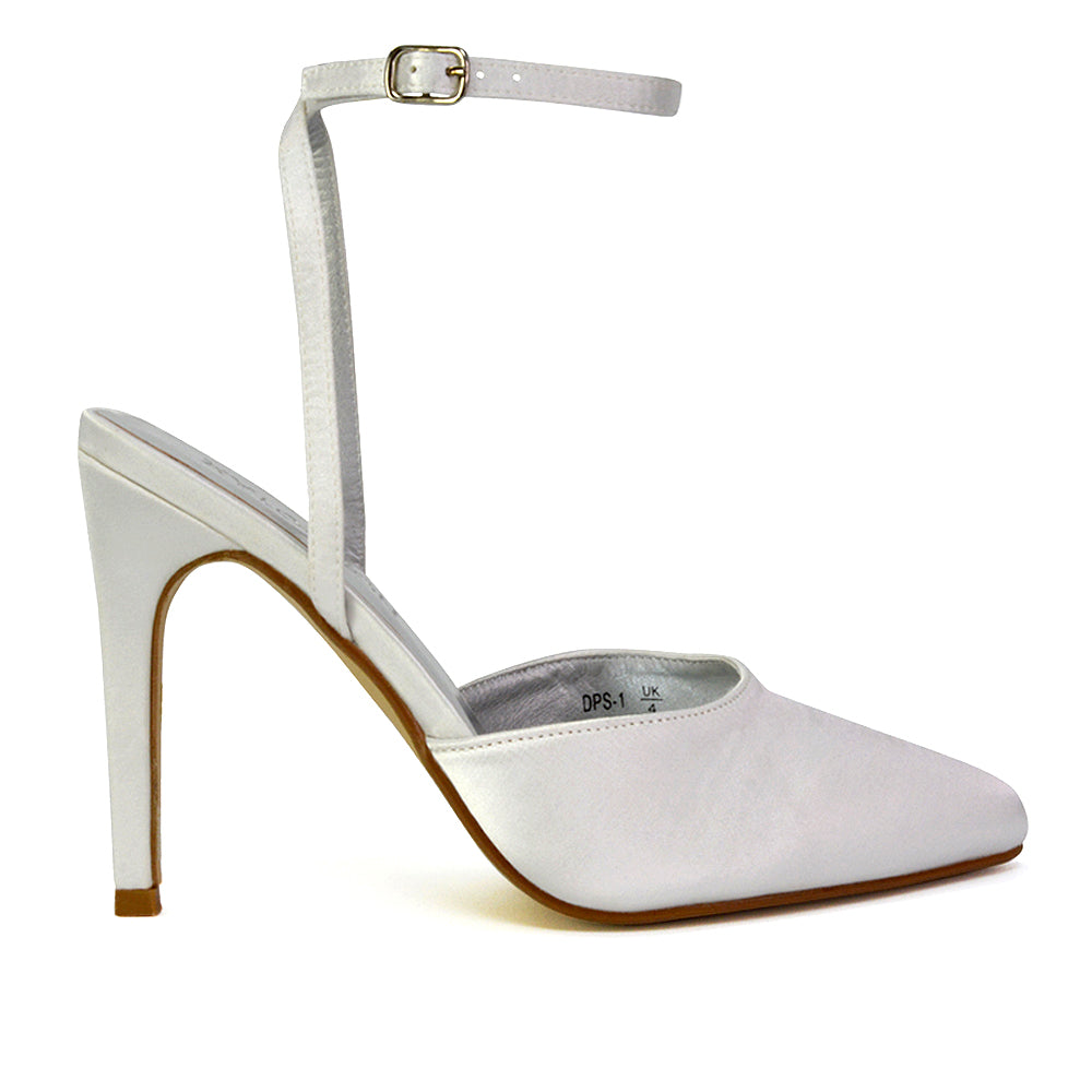 | XY London | ivory heels,ivory high heels,ivory stilettos,ivory court shoes,ivory bridal heels