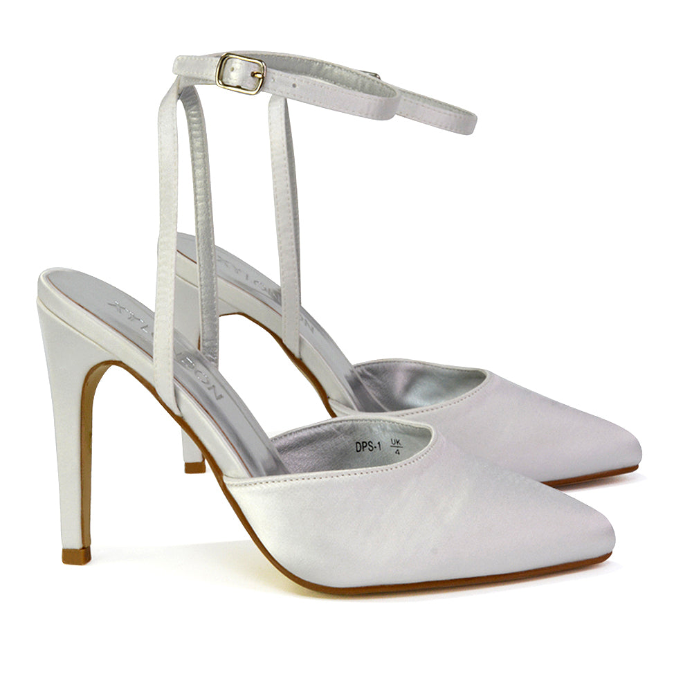 | XY London | ivory heels,ivory high heels,ivory stilettos,ivory court shoes,ivory bridal heels
