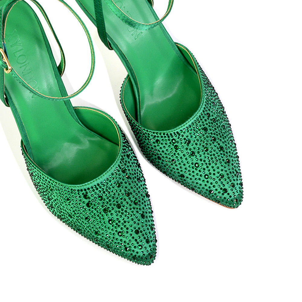 | XY London | green heels,green high heels,green court shoes,green stilettos,green stiletto heels