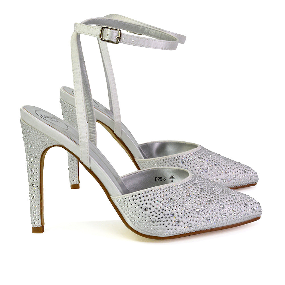 | XY London | white heels,white high heels,white court shoes,white stilettos,white stiletto heels