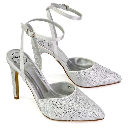 | XY London | white heels,white high heels,white court shoes,white stilettos,white stiletto heels
