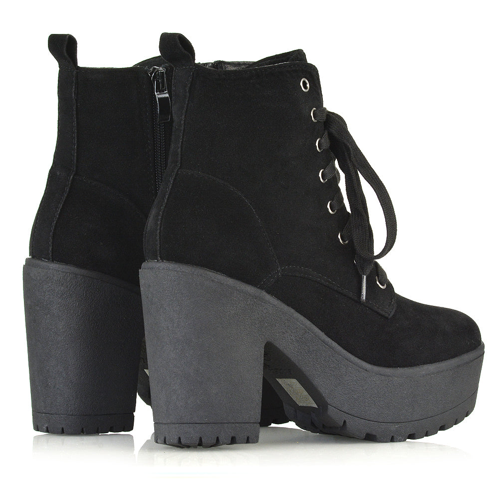 Black canvas ankle boots clearance