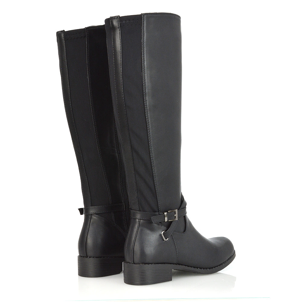 Black Synthetic Leather UK 5 | EU 38 | US 7 | XY London