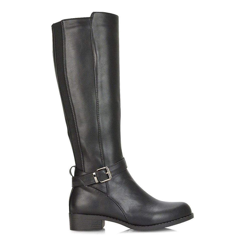 | XY London | chunky biker boots,womens boots online,girls boots,black pu boots,ladies riding boots