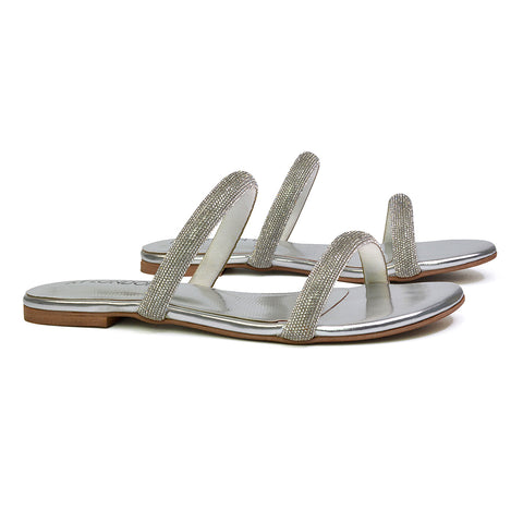 | XY London | gold sandals,gold flat sandals,gold diamante sandals,gold diamante flat sandals,gold bridal flats