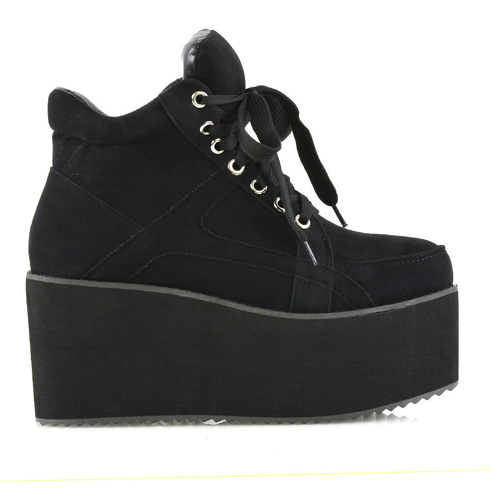UK 5 | EU 38 | US 7 Black Faux Suede | XY London