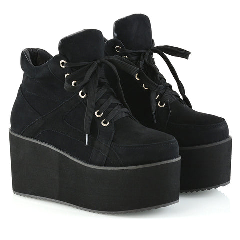 UK 5 | EU 38 | US 7 Black Faux Suede | XY London