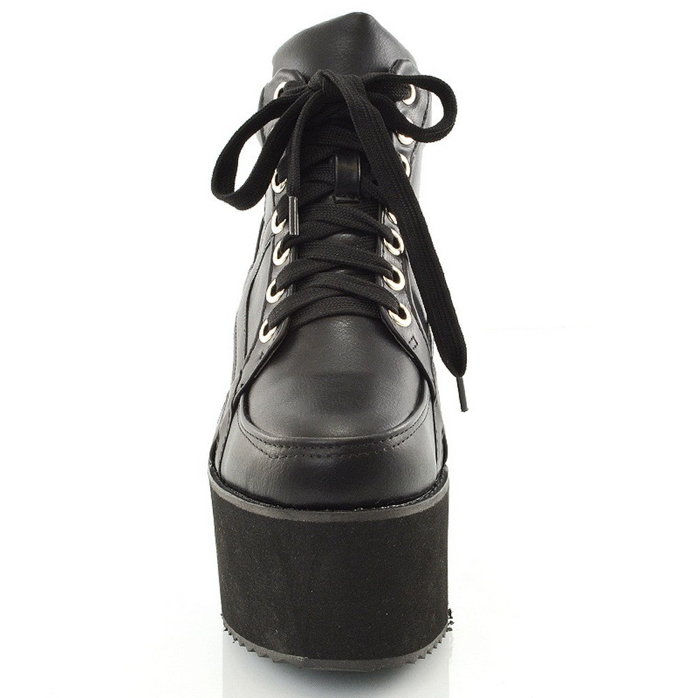 UK 5 | EU 38 | US 7 Black Synthetic Leather | XY London