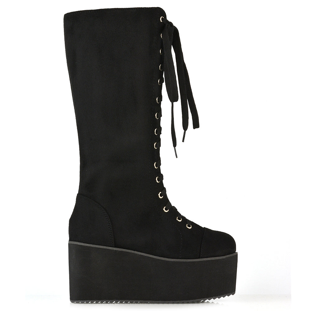 UK 6 | EU 39 | US 8 Black Faux Suede | XY London