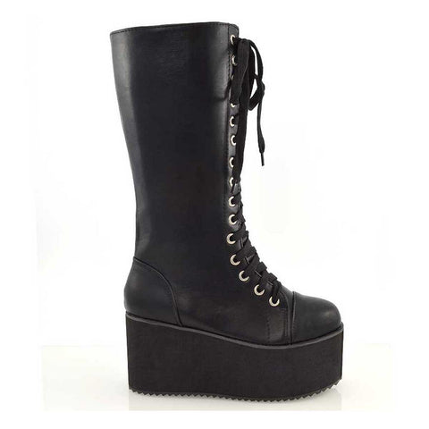 UK 7 | EU 40 | US 9 Black Synthetic Leather | XY London