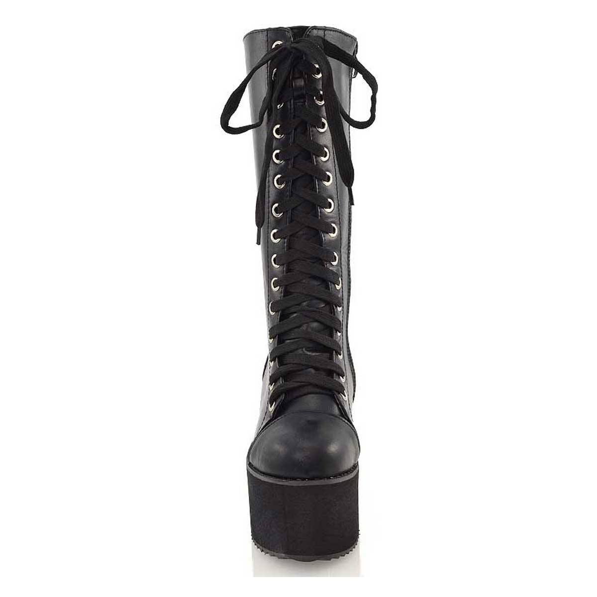 UK 5 | EU 38 | US 7 Black Synthetic Leather | XY London