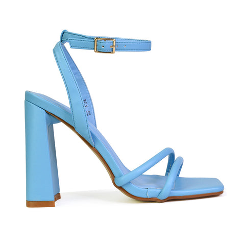 | XY London | white heels
,white high heels ,white block heels,white block high heels,white strappy heels
