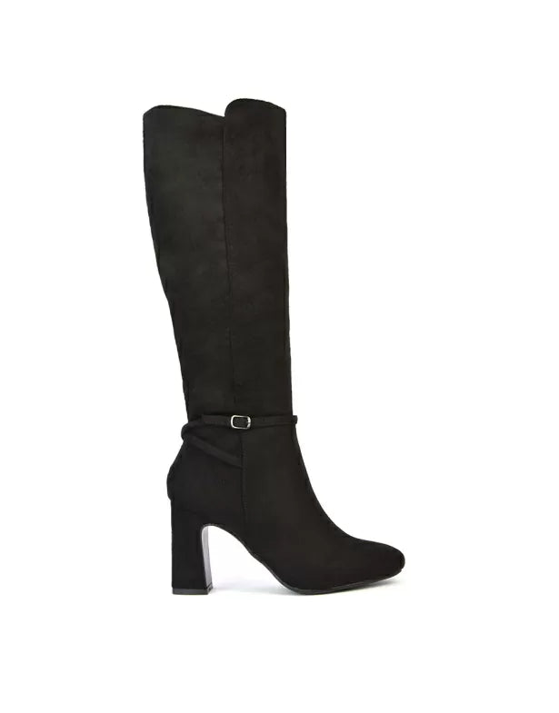 Black Faux Suede UK 7 | EU 40 | US 9 | XY London