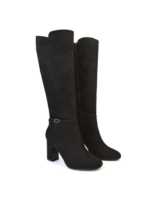 Black Faux Suede UK 7 | EU 40 | US 9 | XY London