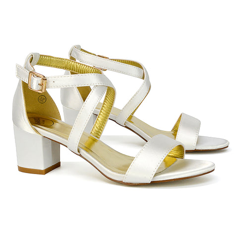 | XY London | Ivory Heels,Ivory Block Heels,Ivory Bridal Heels,Ivory Wedding Heels,Ivory Strappy Heels