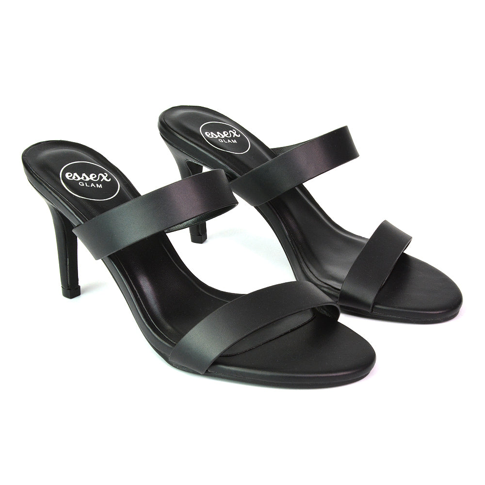  | XY London | black heels,black high heels,black mules,black mule heels,black stilettos