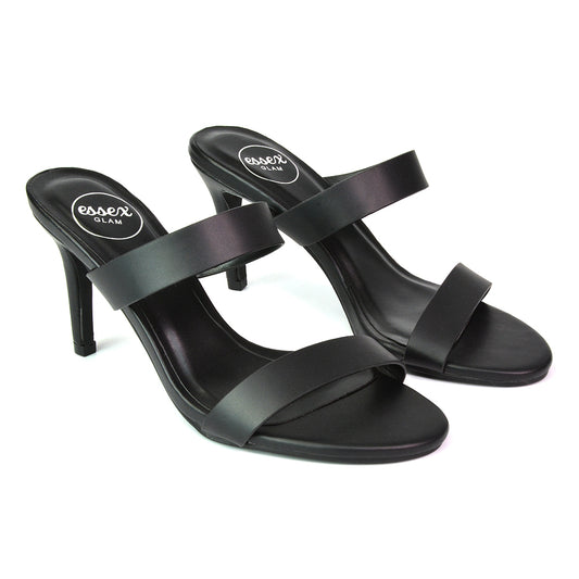  | XY London | black heels,black high heels,black mules,black mule heels,black stilettos