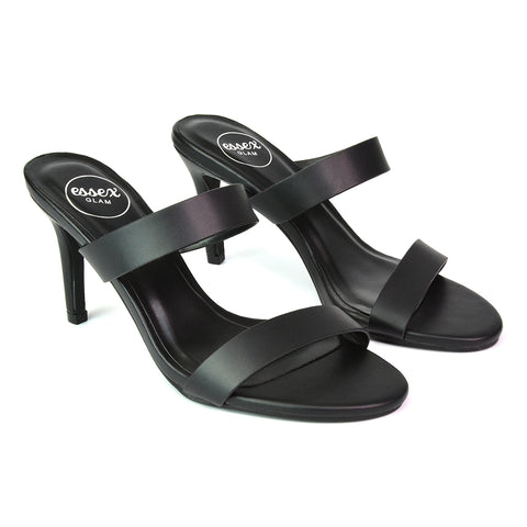  | XY London | black heels,black high heels,black mules,black mule heels,black stilettos