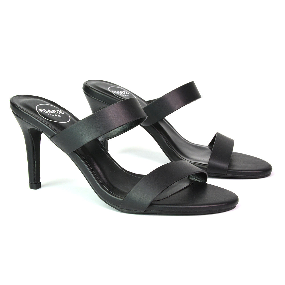  | XY London | black heels,black high heels,black mules,black mule heels,black stilettos