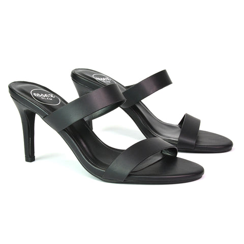  | XY London | black heels,black high heels,black mules,black mule heels,black stilettos