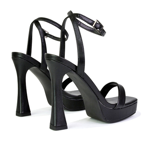 | XY London | black heels,black high heels,black platform heels,black strappy heels,black block heels