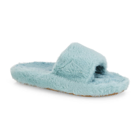 Pink | XY London | pink slippers,faux fur slippers,peep toe slippers in pink,pink cosy slippers