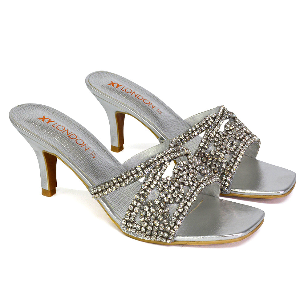 Multi | XY London | Multi heels,Multi high heels,Multi bridal heels,Multi mules,Multi diamante heels