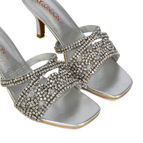 Multi | XY London | Multi heels,Multi high heels,Multi bridal heels,Multi mules,Multi diamante heels