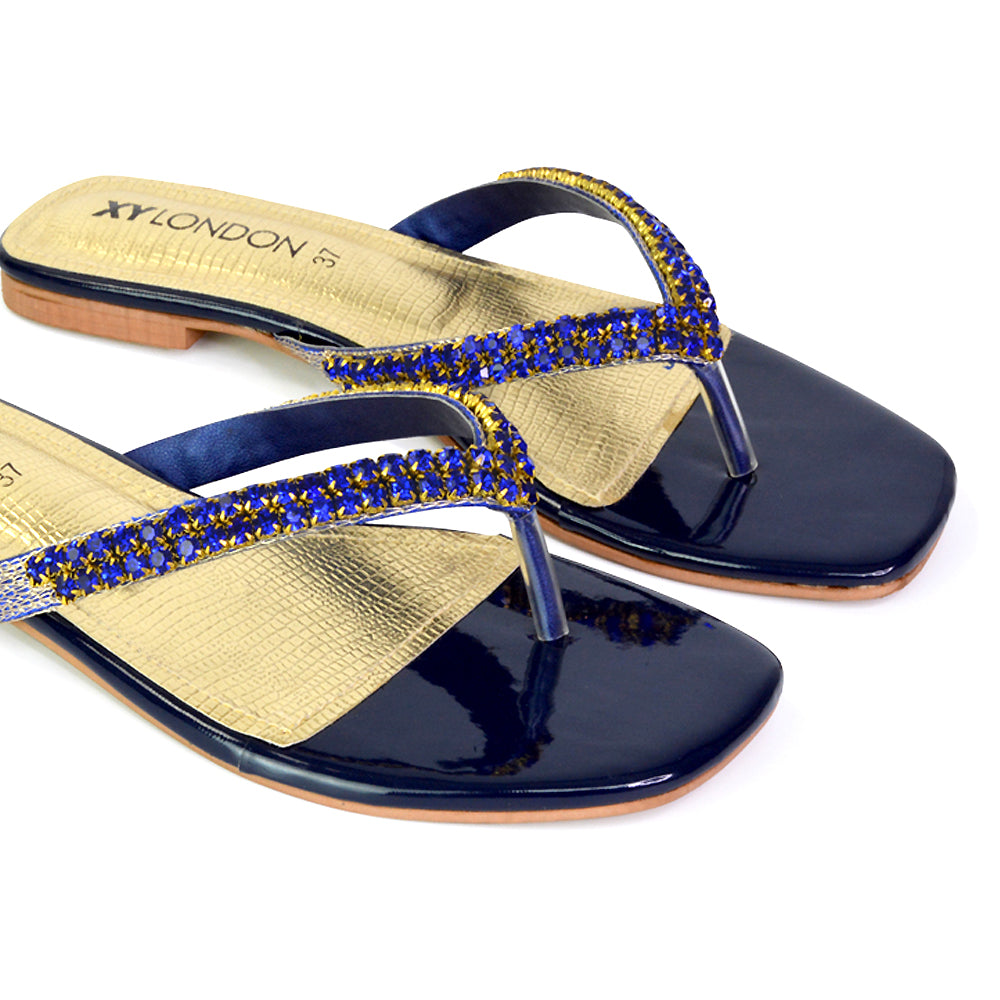 | XY London | black sandals,black flat sandals,black diamante sandals,black flat diamante sandals,black flip flops