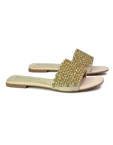 Nude | XY London | nude sandals,nude flat sandals,nude diamante sandals,nude diamante flat sandals,nude flat diamante sandals ,nude flats