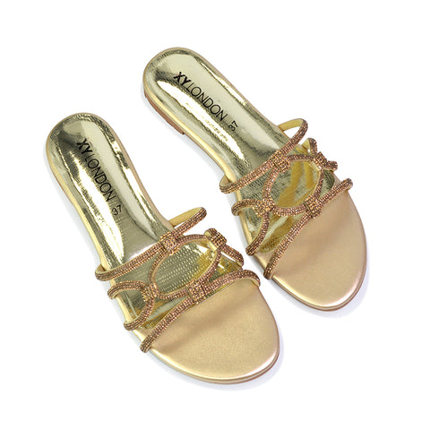| XY London | pink sandals,pink flat sandals,pink diamante sandals,pink flat diamante sandals,pink diamante flat sandals,pink bridal flats