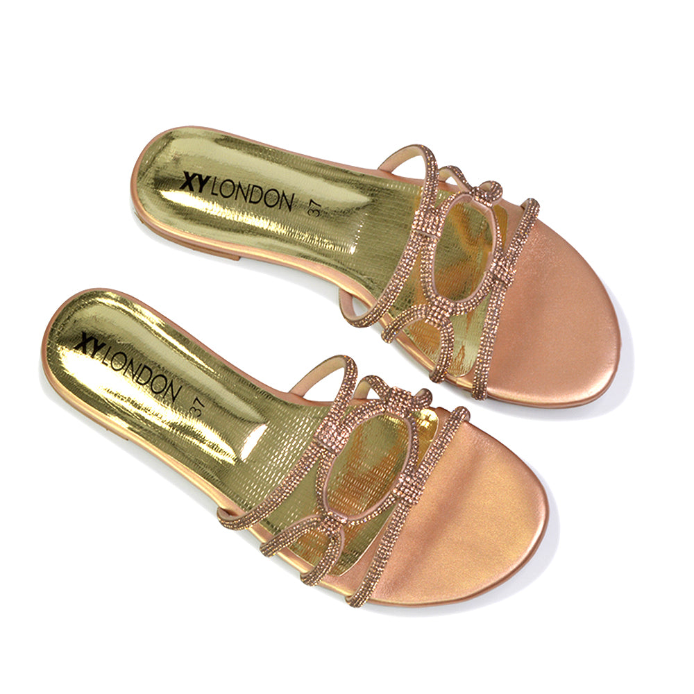 | XY London | gold sandals,gold flat sandals,gold diamante sandals,gold flat diamante sandals,gold flat diamante sandals,gold bridal flats