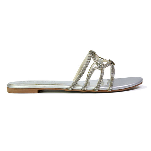 | XY London | pink sandals,pink flat sandals,pink diamante sandals,pink flat diamante sandals,pink diamante flat sandals,pink bridal flats