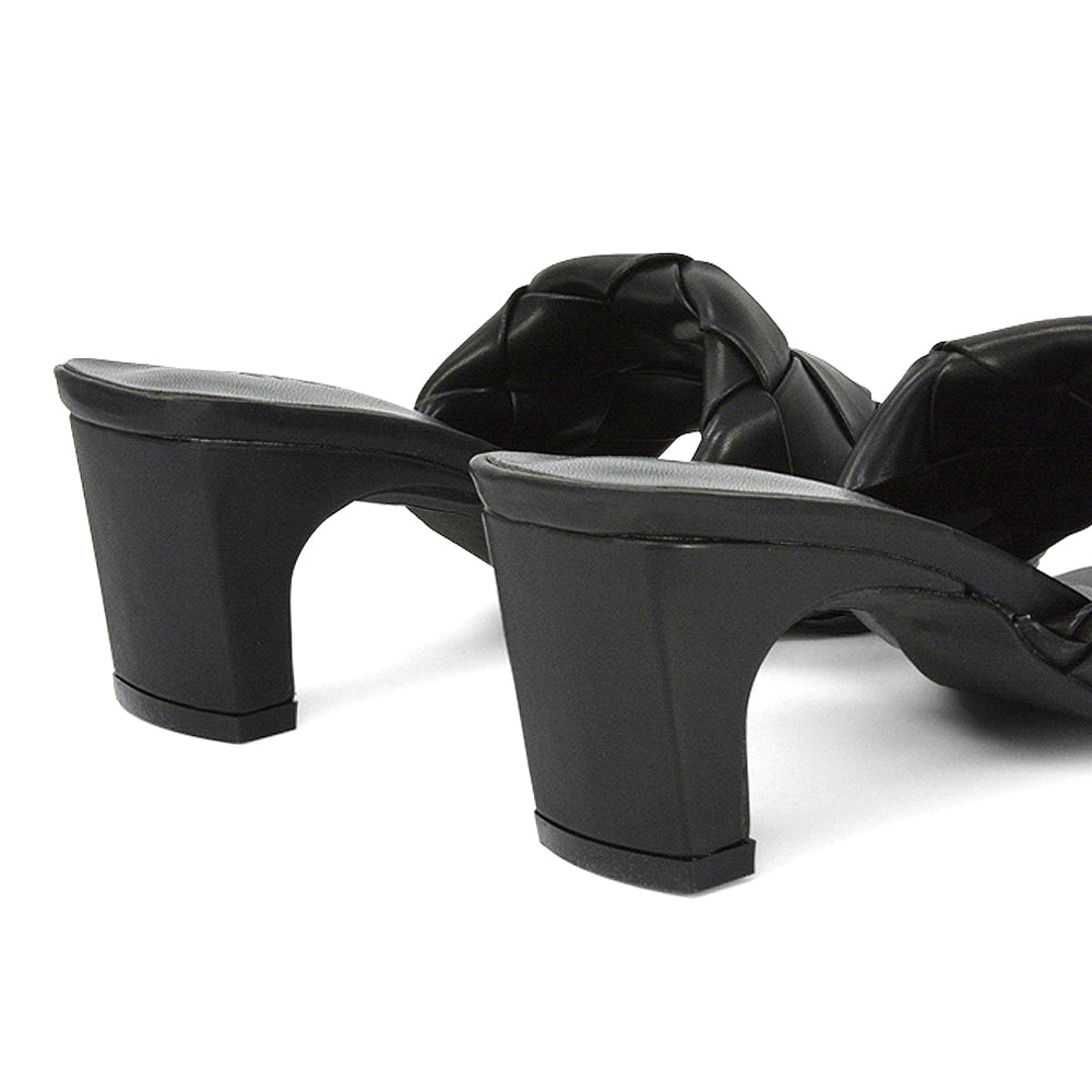 Black Synthetic Leather UK 5 | EU 38 | US 7 | XY London