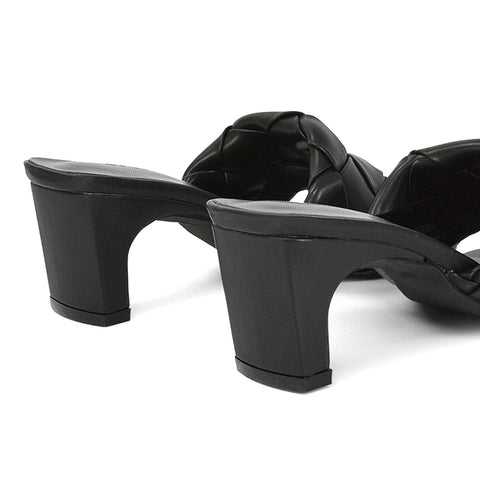 Black Synthetic Leather UK 5 | EU 38 | US 7 | XY London