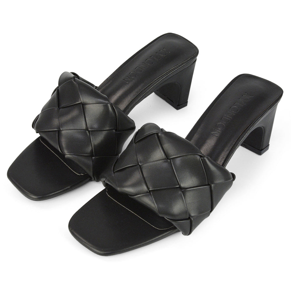 Black Synthetic Leather UK 5 | EU 38 | US 7 | XY London