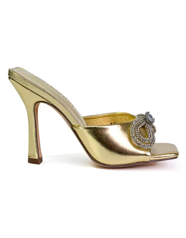 Gold | XY London | gold heels,gold high heels,gold mules,gold square toe heels,gold stilettos