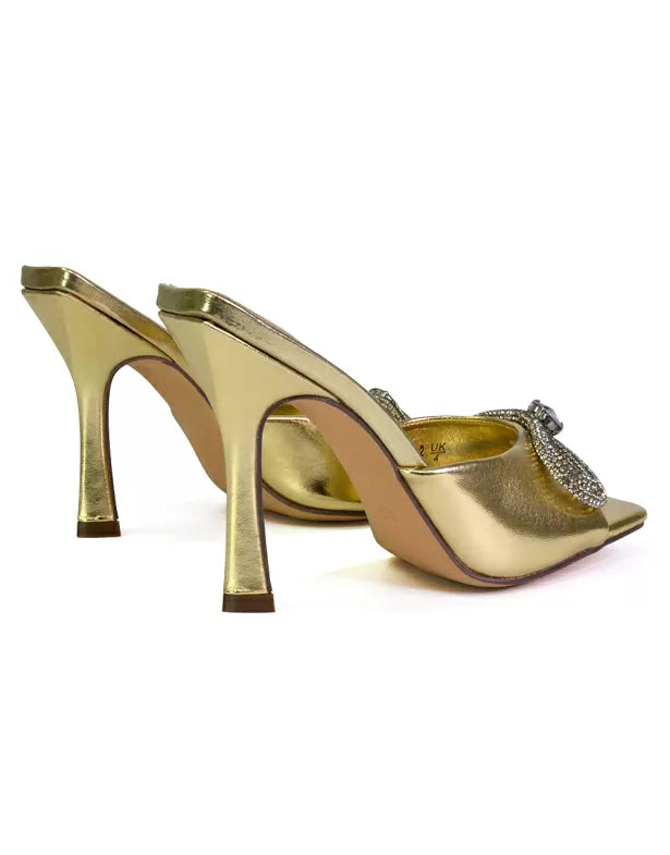 Gold | XY London | gold heels,gold high heels,gold mules,gold square toe heels,gold stilettos