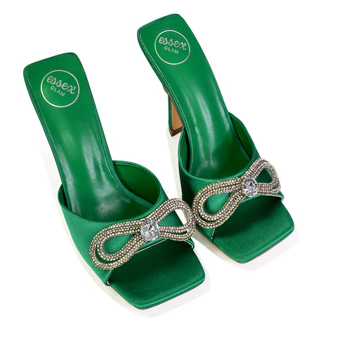 Green | XY London | green heels,green high heels,green mules,green square toe heels,green stilettos