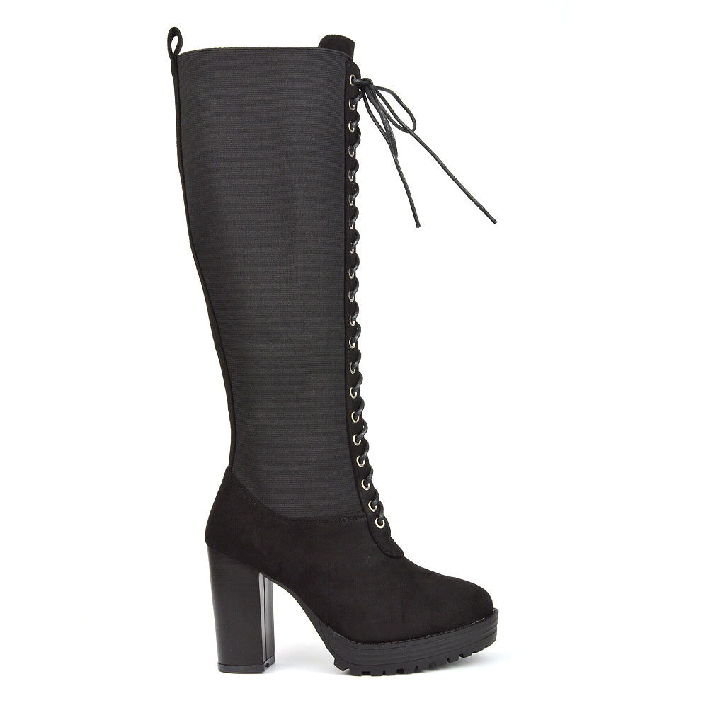 Black Faux Suede UK 3 | EU 36 | US 5 | XY London