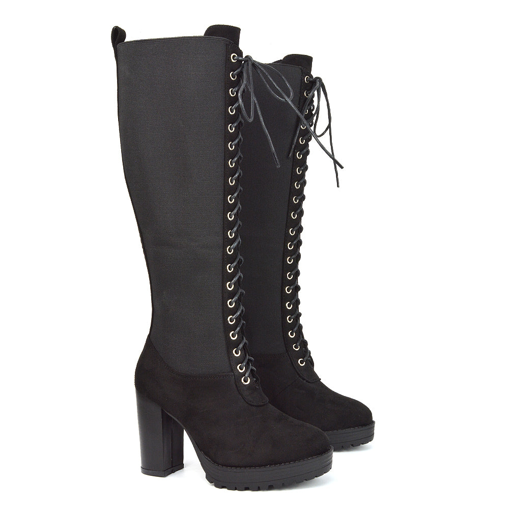 Black Faux Suede UK 3 | EU 36 | US 5 | XY London