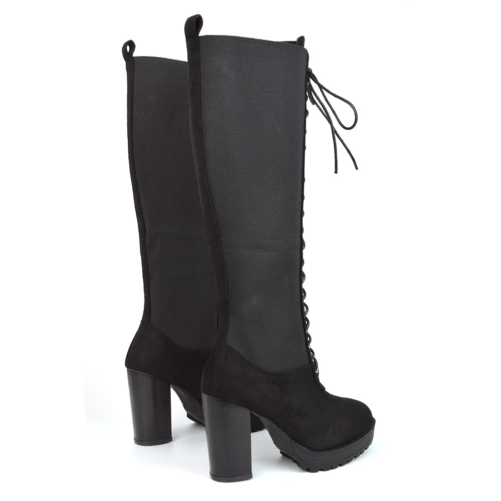 Black Faux Suede UK 3 | EU 36 | US 5 | XY London