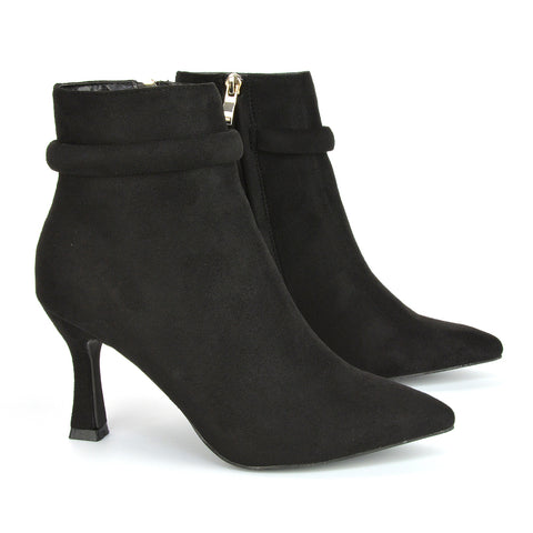 Black Faux Suede UK 5 | EU 38 | US 7 | XY London