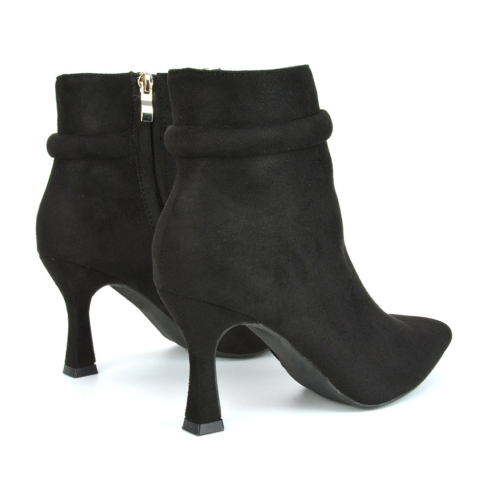 Black Faux Suede UK 3 | EU 36 | US 5 | XY London