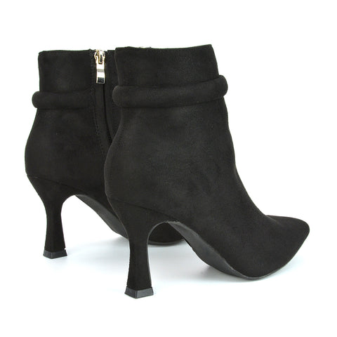 Black Faux Suede UK 3 | EU 36 | US 5 | XY London